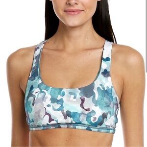SPANX Sports Bra Women’s Size L Camouflage Print Low Impact